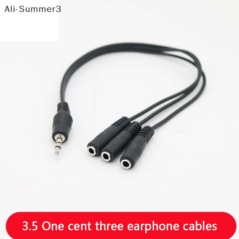 Earphone Splitter Jack - 3,5 мм 3-полосный порт Aux Multi