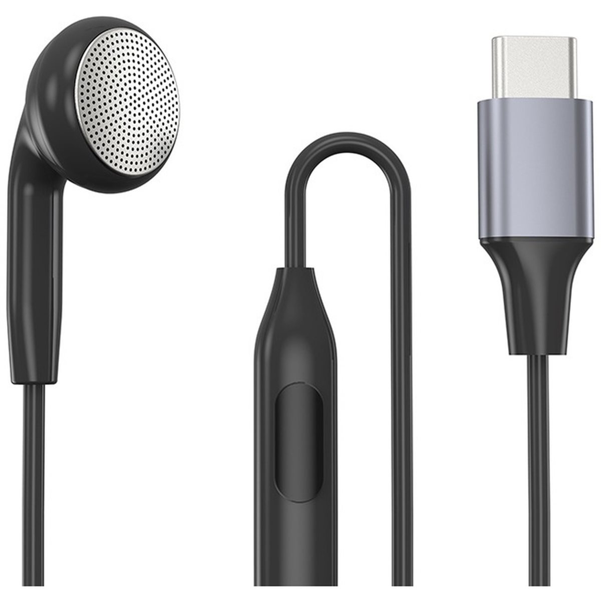 Wired Earphone Mic - Наушник-вкладыш DT75BG Type C с микрофоном,