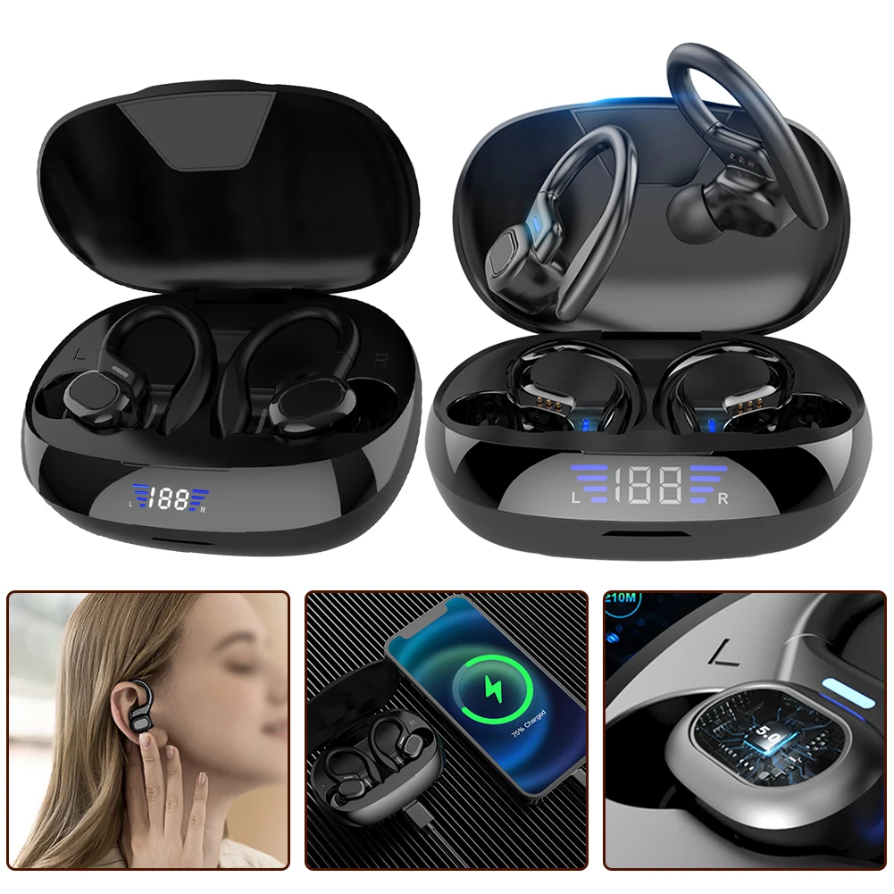 TWS-наушники VV2 с микрофоном  – обзор и цена Sports Earphone Hook