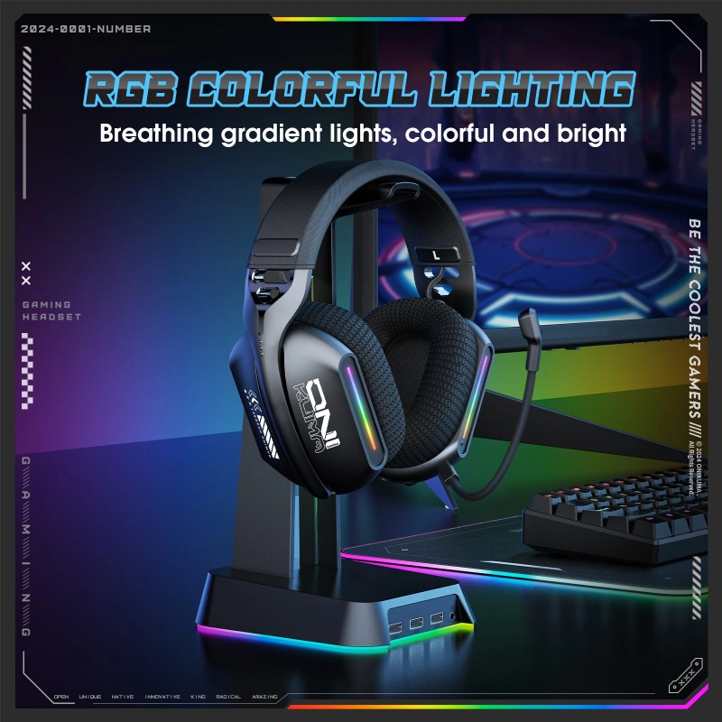 Беспроводная игровая гарнитура – обзор и цена Gaming Headset Rgb