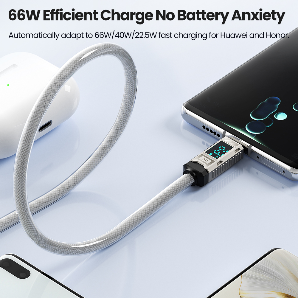 Toocki PD 66 Вт USB C-кабель 6 – обзор и цена Usb C Earphone