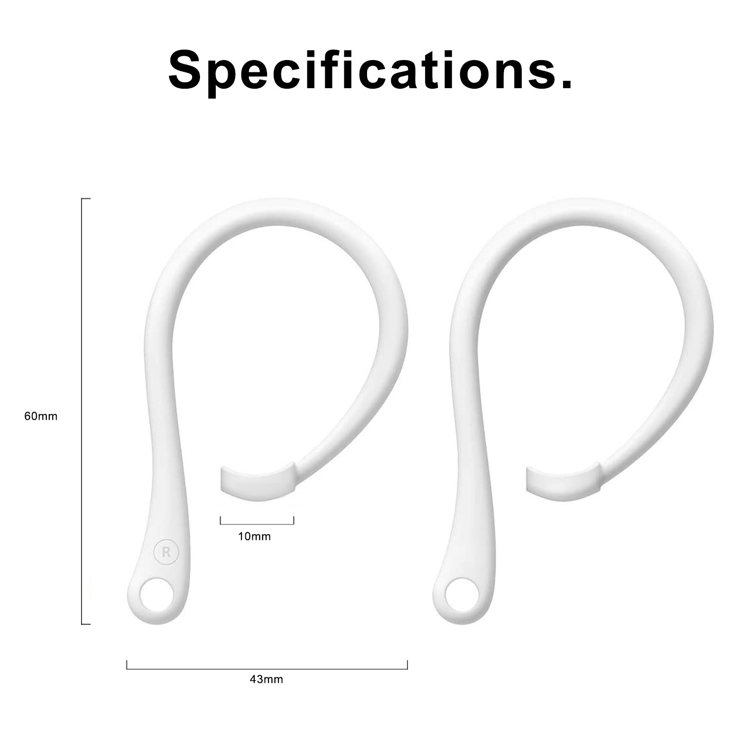 1 пара силиконовых спортивных  – обзор и цена Sports Earphone Hook