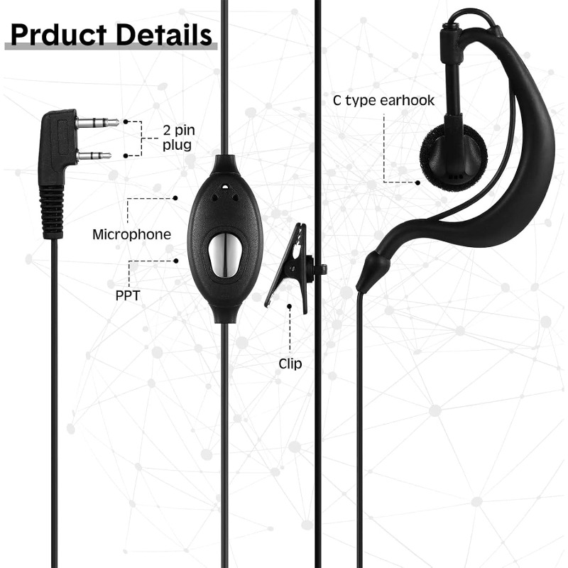 10 шт. наушников-гарнитур для  – обзор и цена Wired Earphone Mic