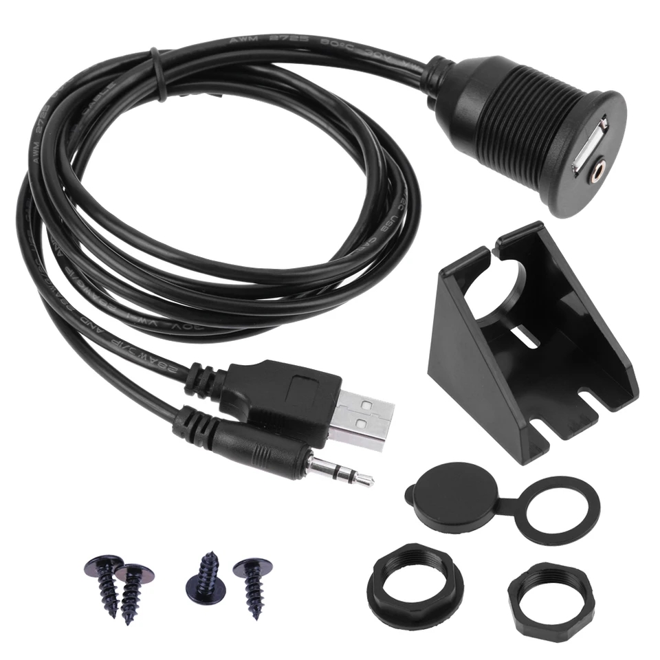 1 м USB и 3,5 мм AUX штекер-гн – обзор и цена Cable Extension 3.5