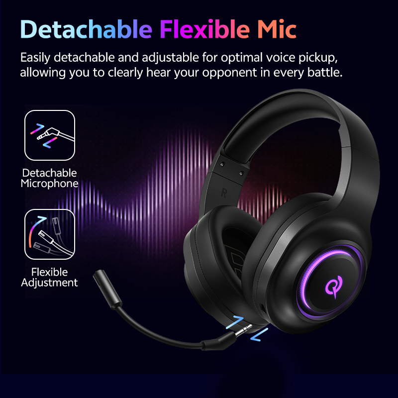 Игровая гарнитура QCY Heroad V – обзор и цена Gaming Headset Rgb