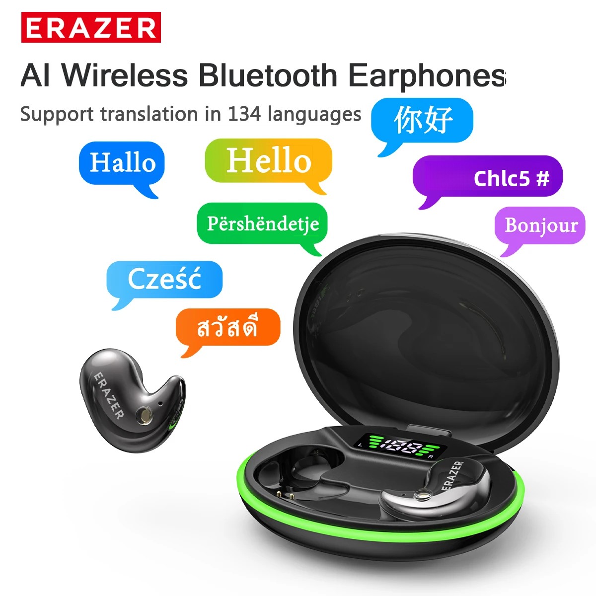 Наушники-вкладыши EARZER XF58  – обзор и цена Earbuds Charging Case