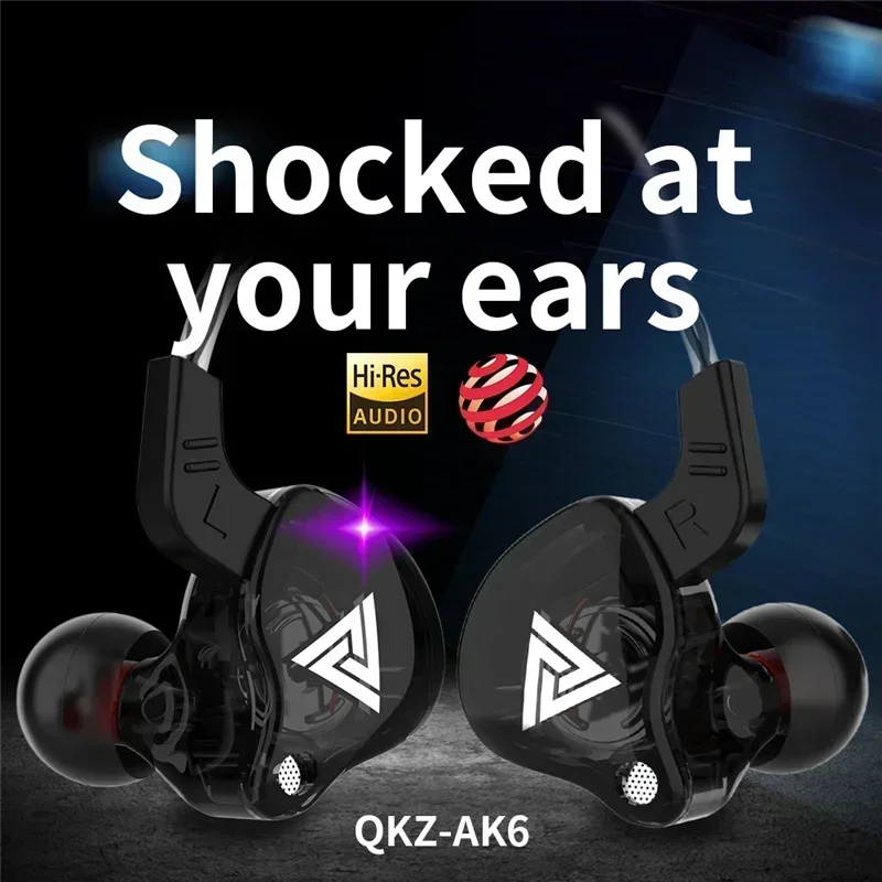 Новые проводные наушники QKZ A – обзор и цена Wired Earphone Mic