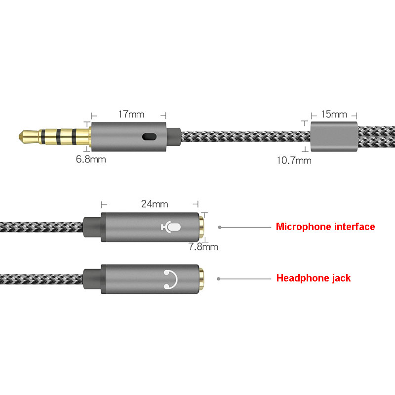 3,5 мм аудио сплиттер Y-разъем – обзор и цена Earphone Splitter Jack