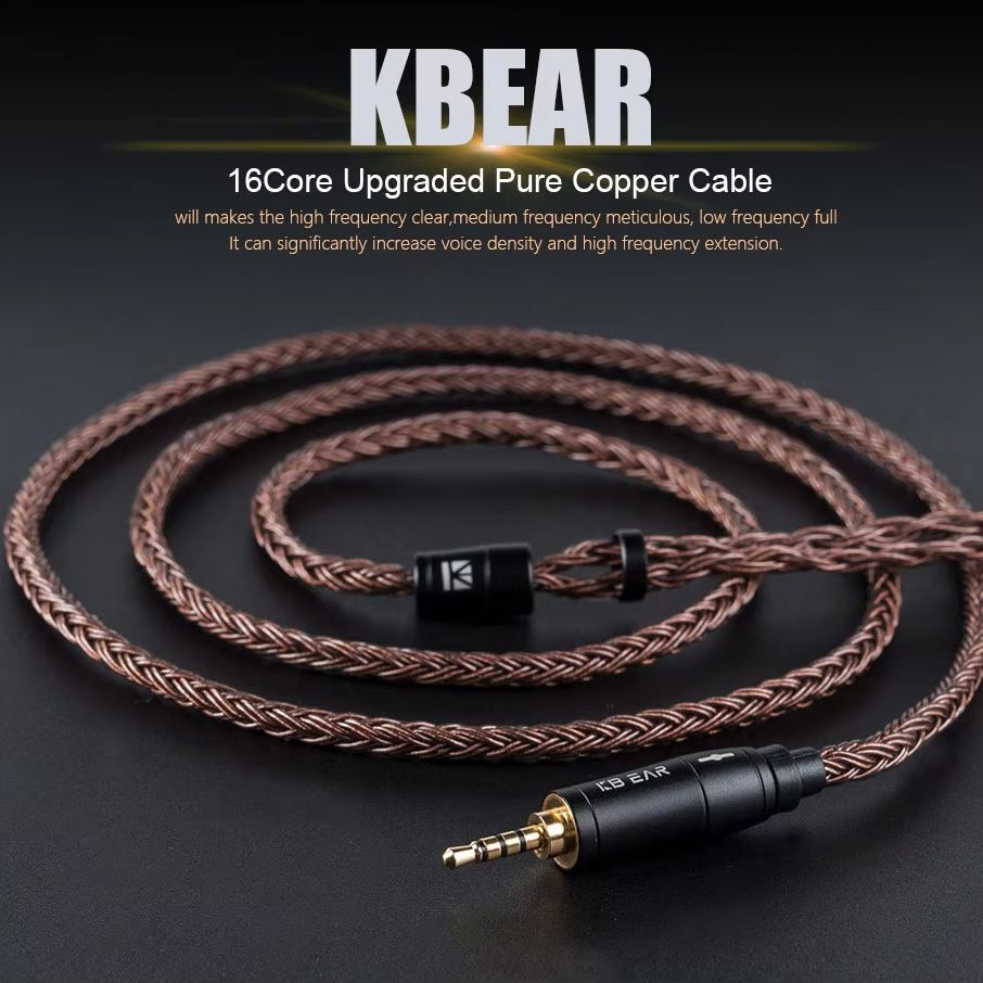 KBEAR 16-жильный 2-контактный  – обзор и цена In Ear Monitor Iem