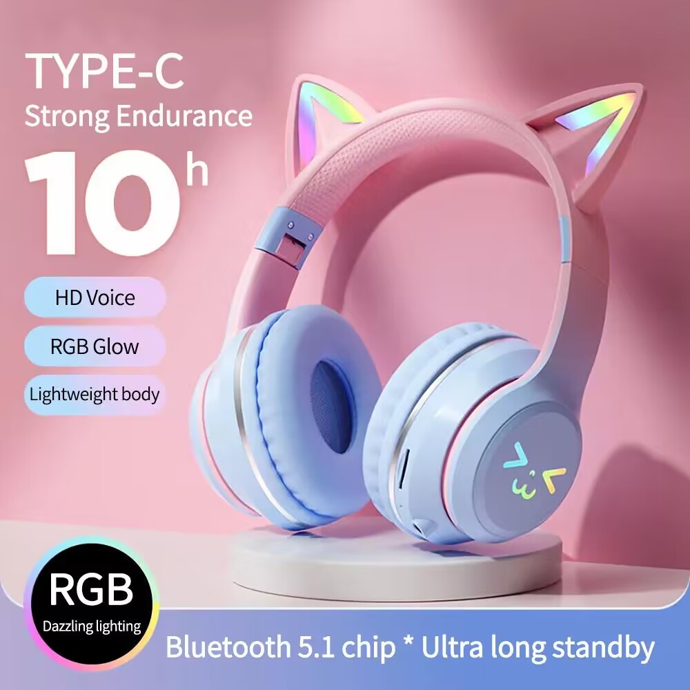 Светящиеся наушники RGB, беспр – обзор и цена Gaming Headset Rgb