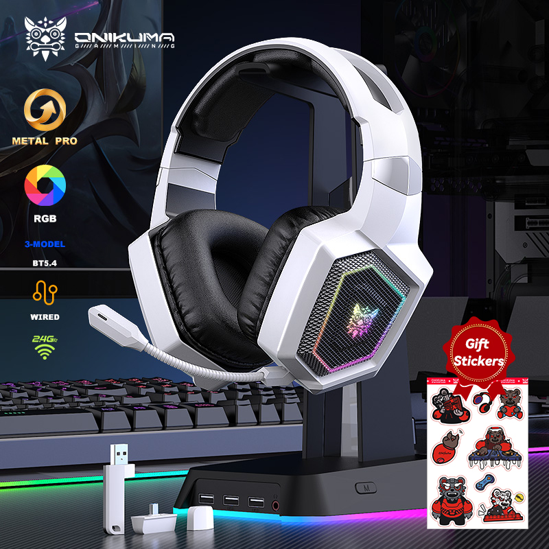 ONIKUMA 2,4 ГГц Беспроводная и – обзор и цена Gaming Headset Rgb