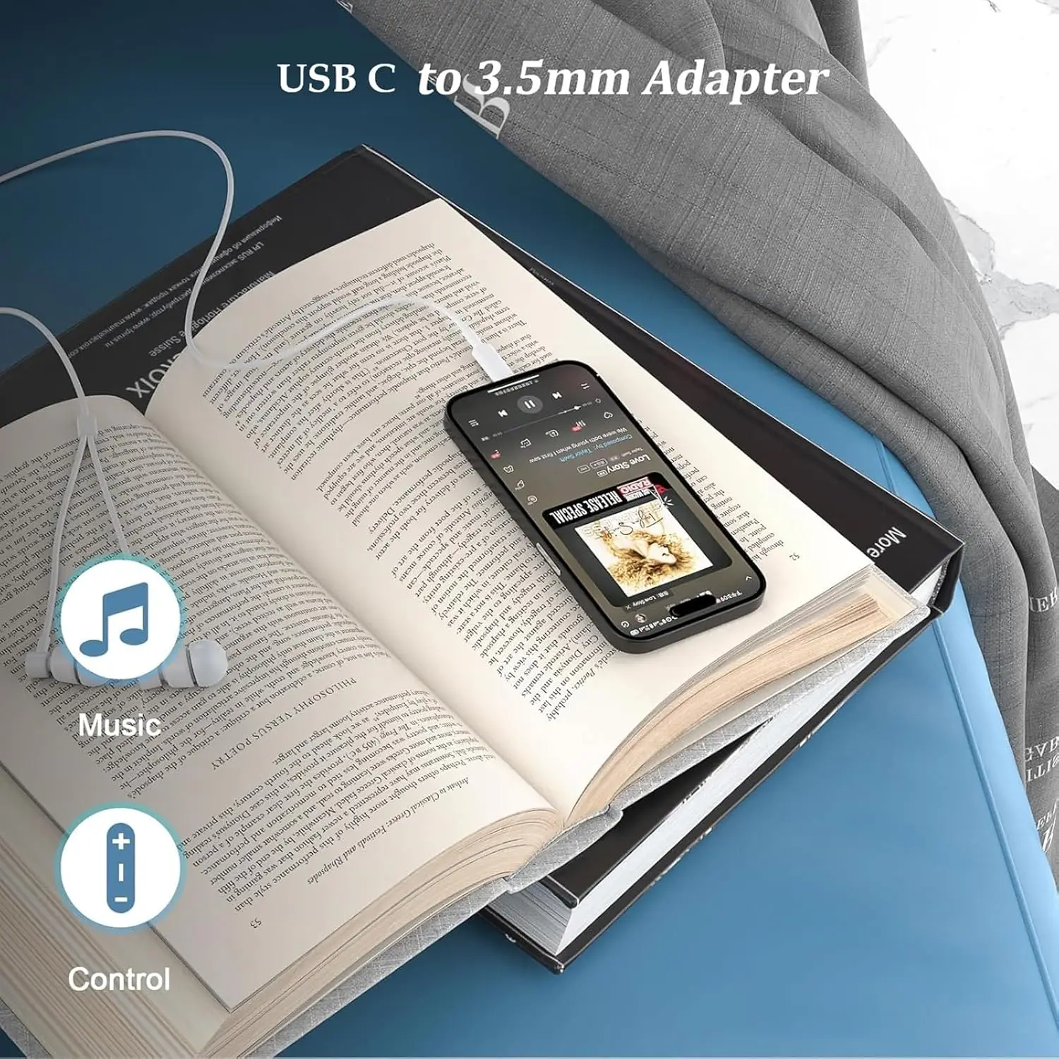 Адаптер USB-C на 3,5 мм для на – обзор и цена Usb C Earphone