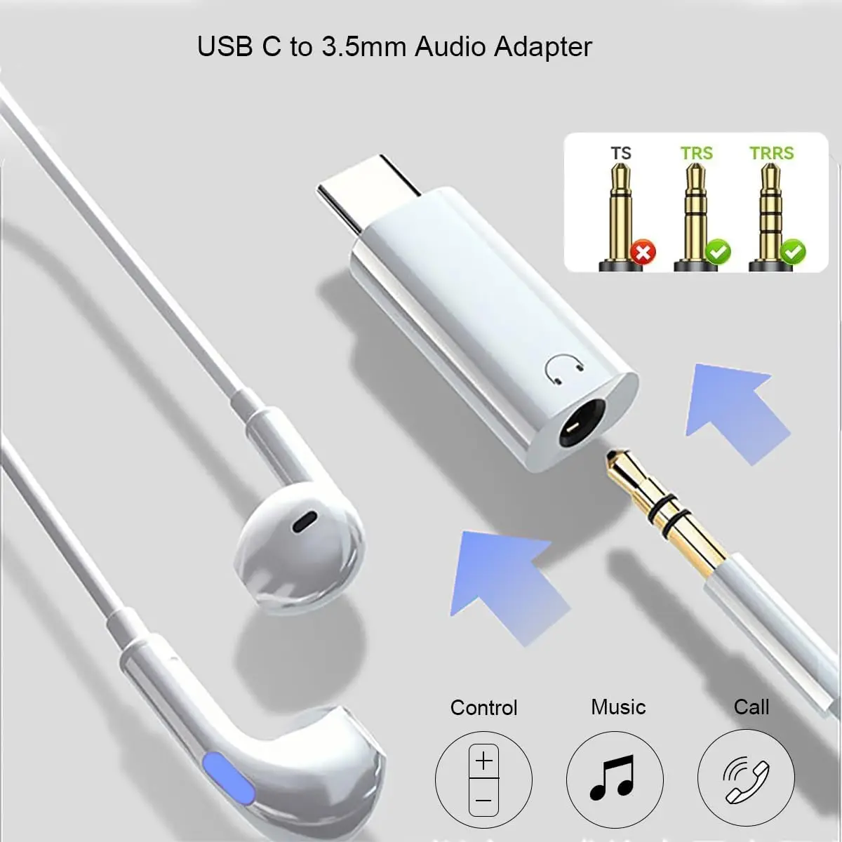 Адаптер USB-C на 3,5 мм для на – обзор и цена Usb C Earphone