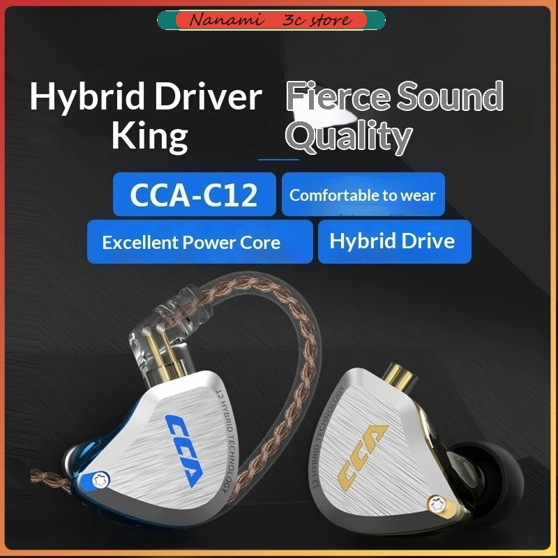 Наушники CCA C12 Hi-Fi аудиофи – обзор и цена Audiophile Headphone Wired