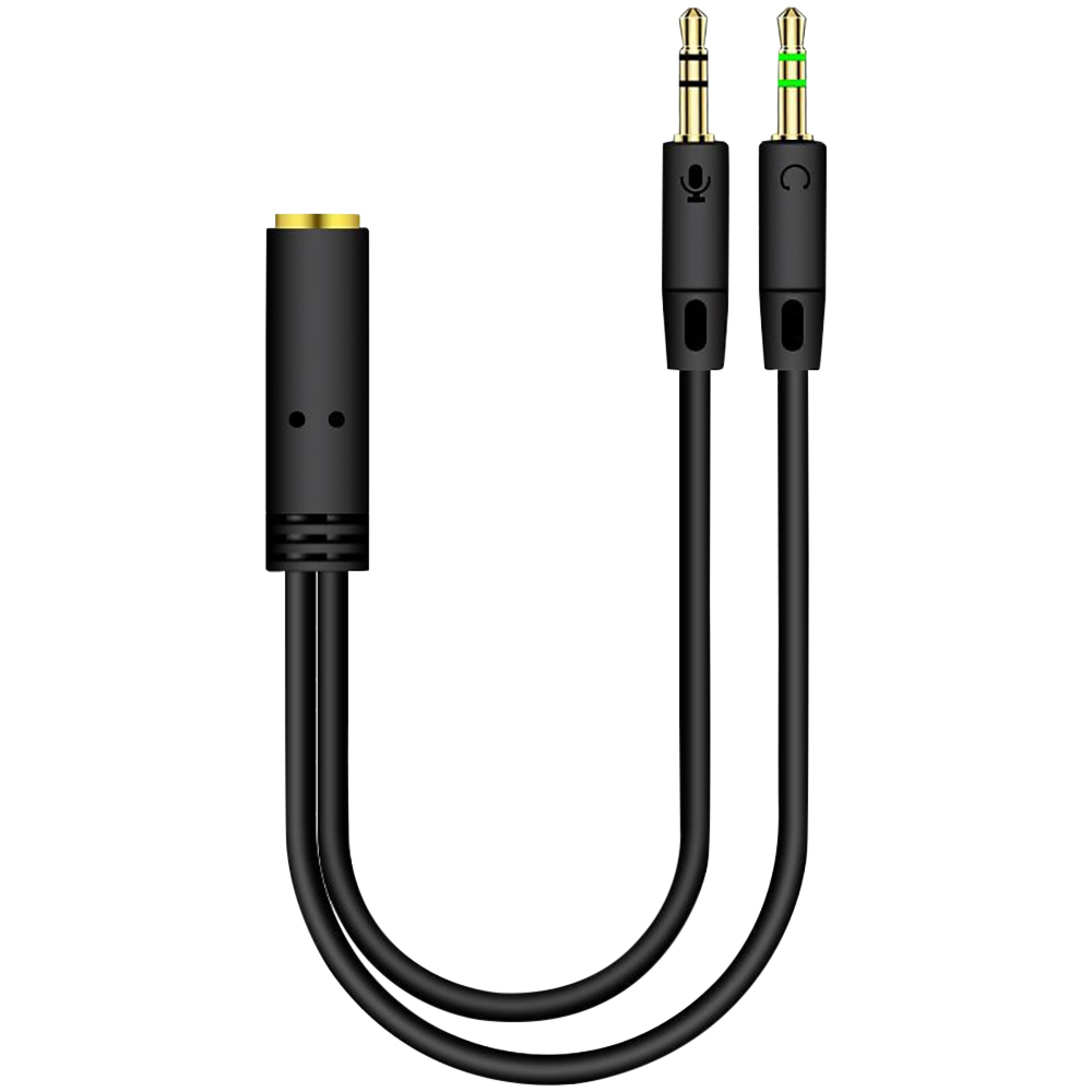 Разъем 3,5 мм, 2 штекера на 1  – обзор и цена Earphone Splitter Jack