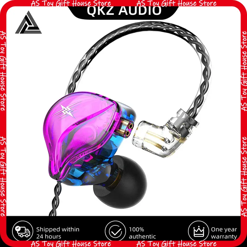 Наушники QKZ ZXT с проводным п – обзор и цена Wired Earphone Mic
