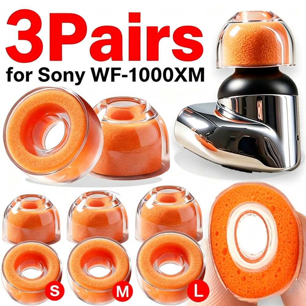 1-3 пары сменных амбушюр из пе – обзор и цена Earphone Foam Tip