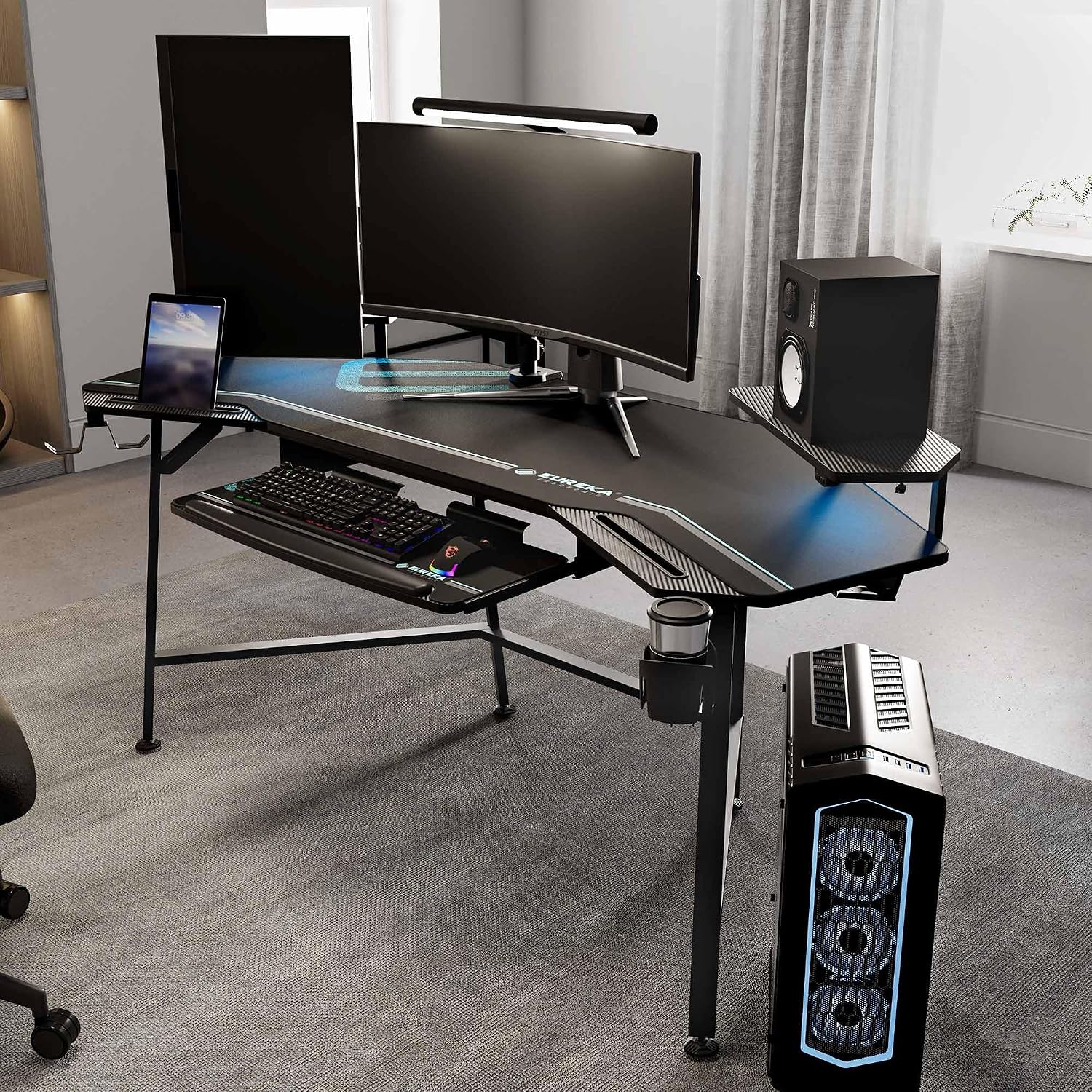 Игровой стол с подставкой для  – обзор и цена Headphone Stand Desk